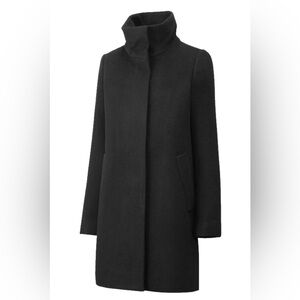 SOLD - Uniqlo charcoal cashmere blend coat